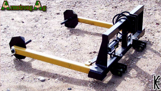 Rear Round Bale Unroller