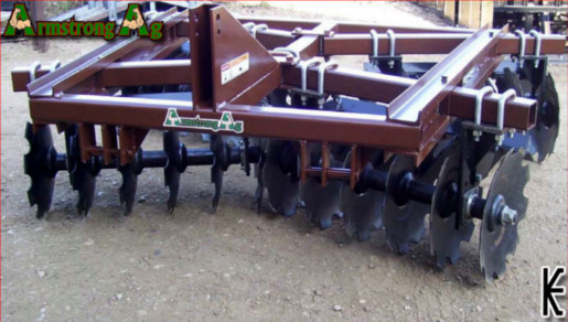ArmstrongAg's 3-Point Super Heavy Duty Disc Harrow