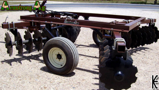 ArmstrongAg's 3-Point Super Heavy Duty Disc Harrow